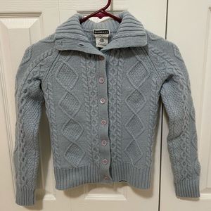 Giordano Light Blue Button-up Sweater